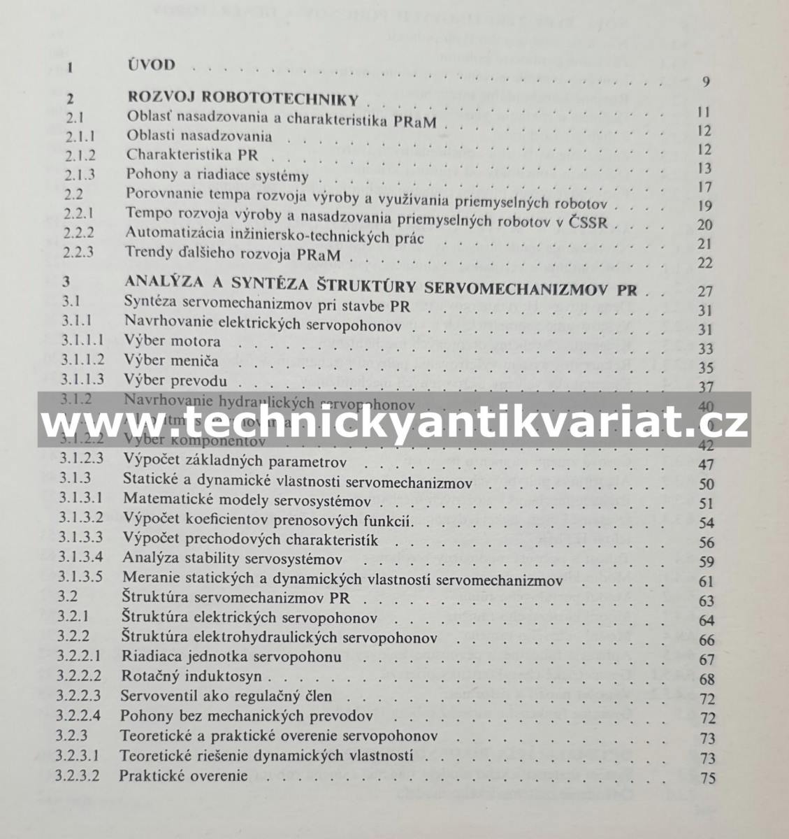 Analýza a syntéza štruktúr mechanizmov pohonov a robotov - Peter Štefaňák (1989)