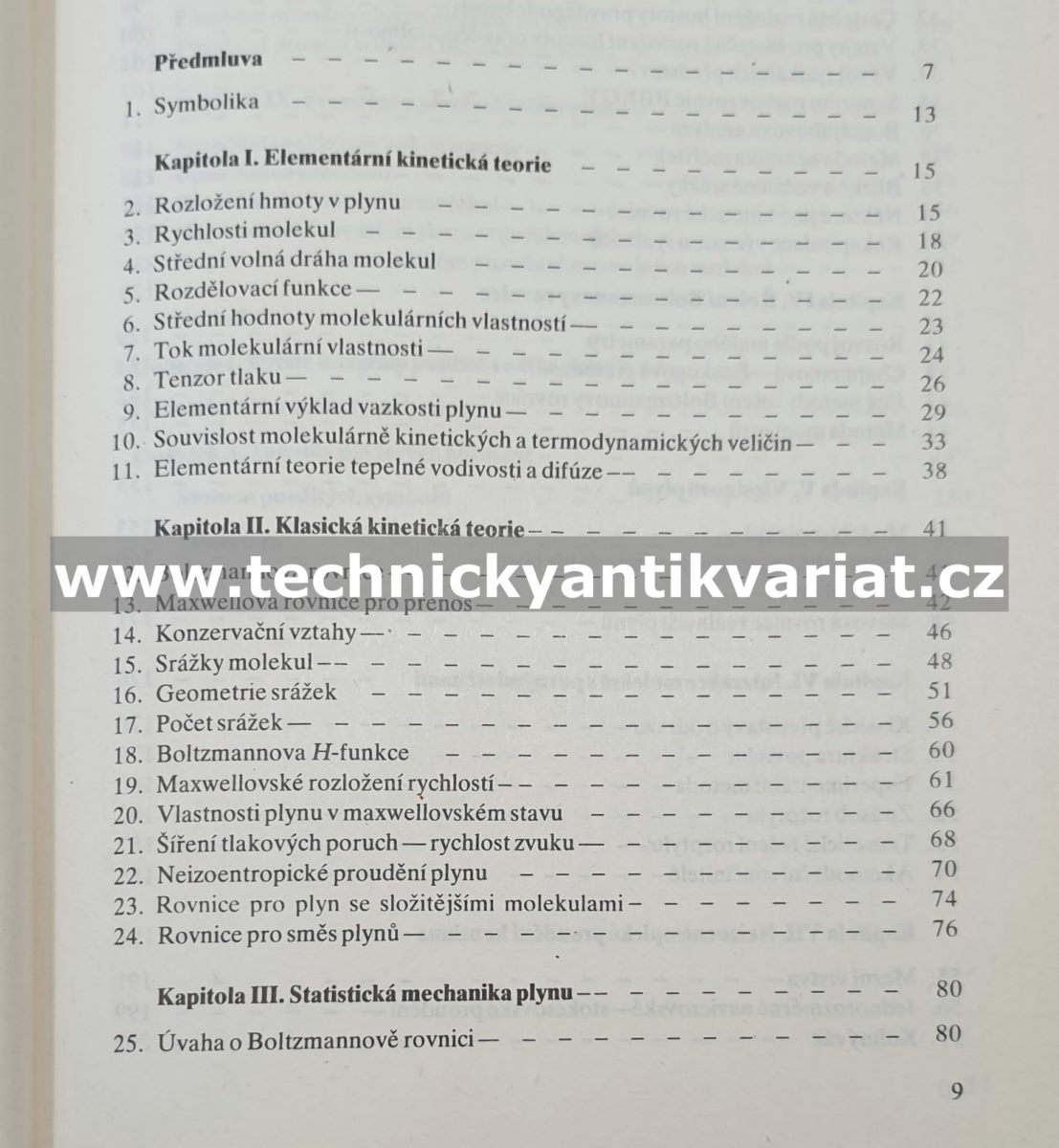 Molekulární teorie proudění plynů - Zbyněk Jaňour (1983)