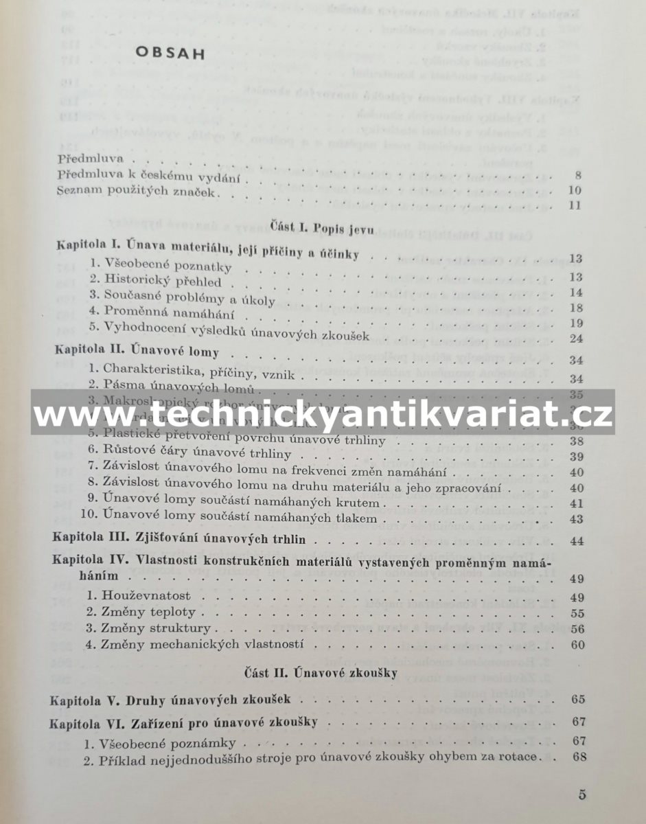 Únava materiálu a její zkoušení - Dylag, Orloš (1968)