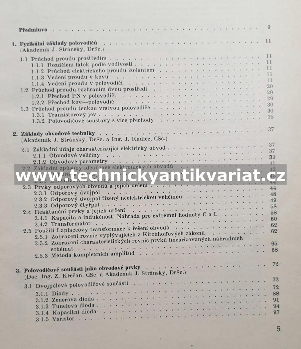 Polovodičová technika I. - Stránský (1976)