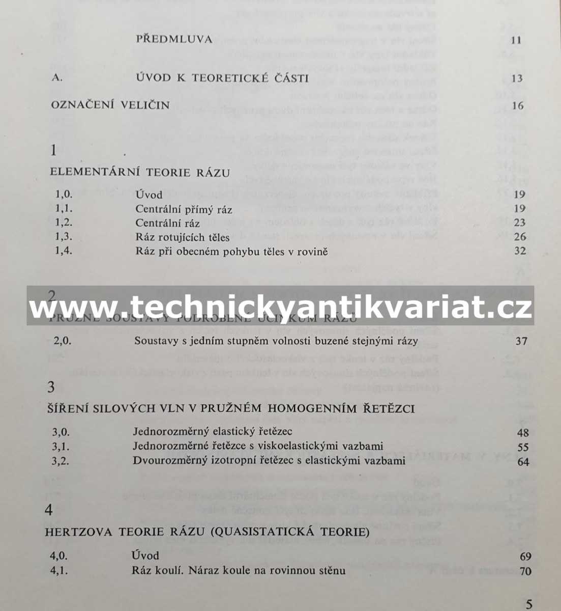 Šíření napěťových vln a rázy v tělesech - Rudolf Brepta, Miroslav Prokopec (1972)