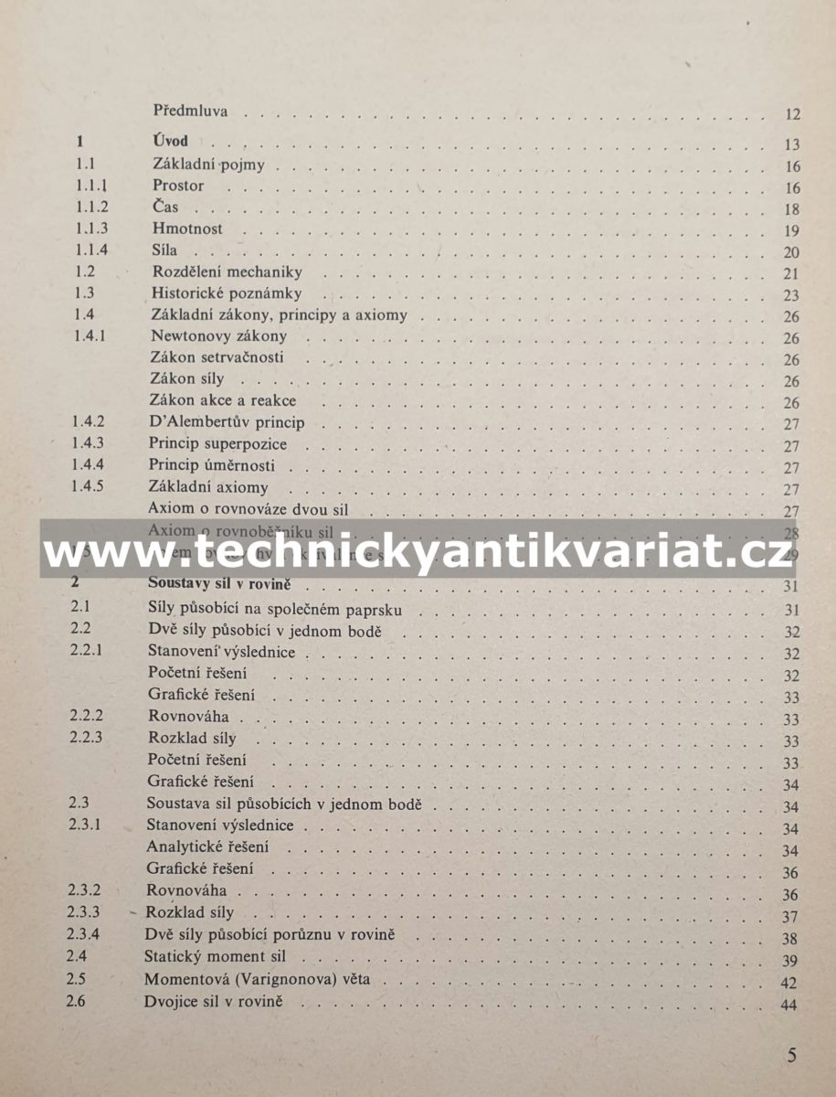 Teoretická mechanika - Novotná, Cais, Ptáček (1983)