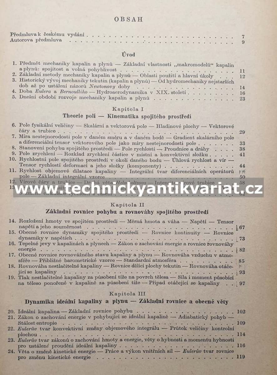 Mechanika kapalin a plynů I. L.G.Lojcjanskij (1954)