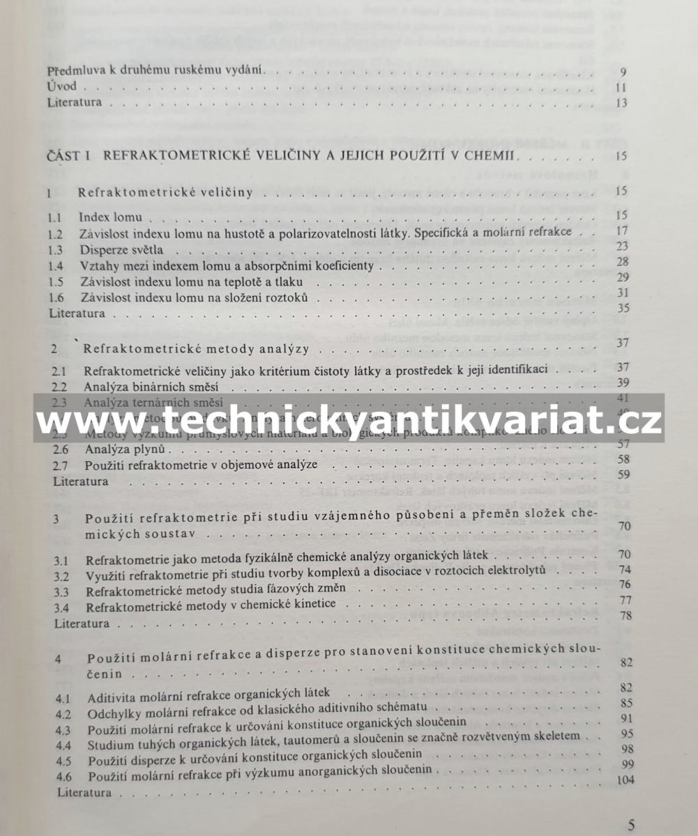 Refraktometrické metody v chemii - B.V. Ioffe (1983)