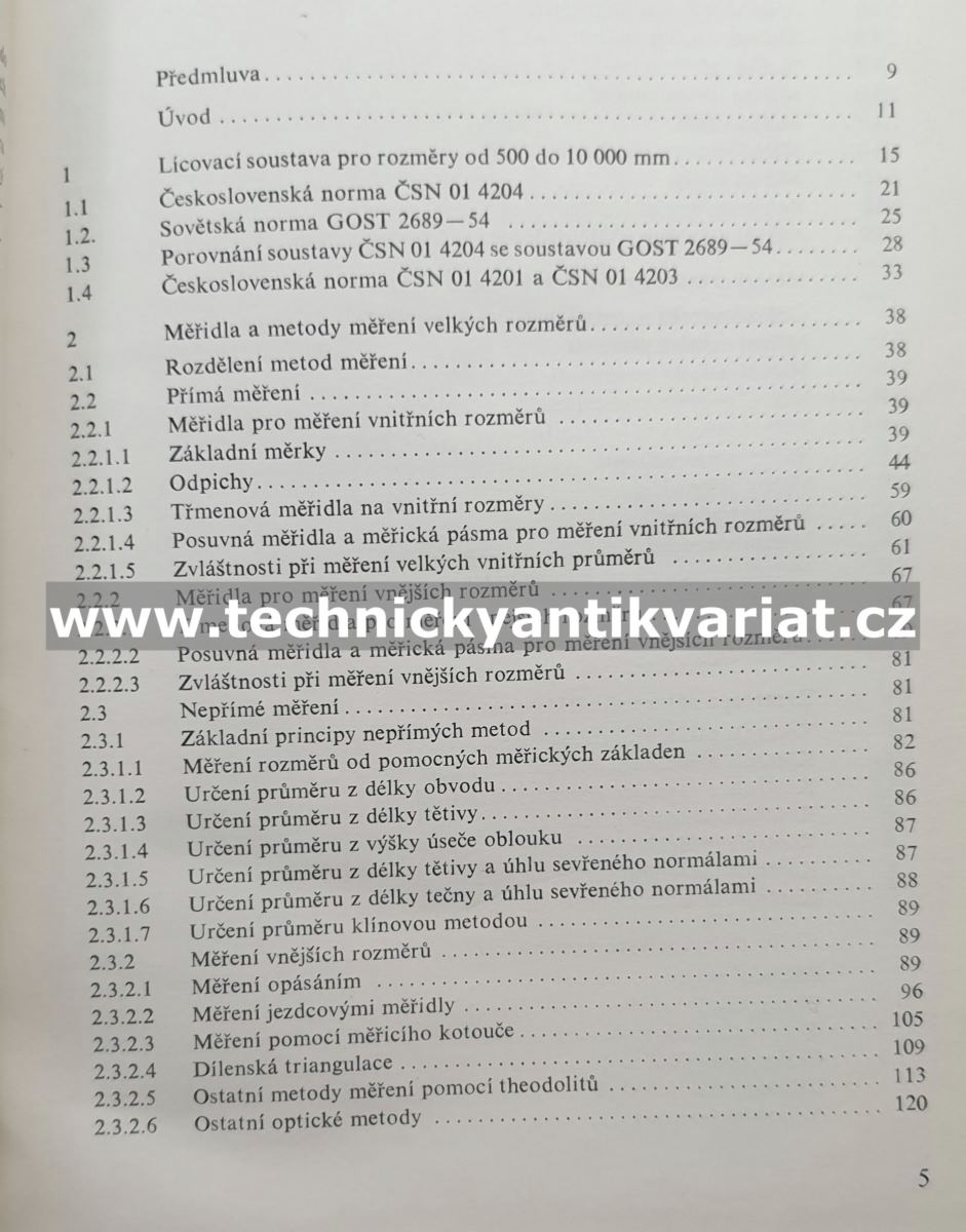 Měření tvarů a rozměrů velkých součástí - Jan Joza (1982)