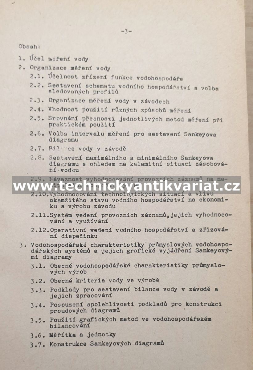 Hydrometrie v podnicích (1966)
