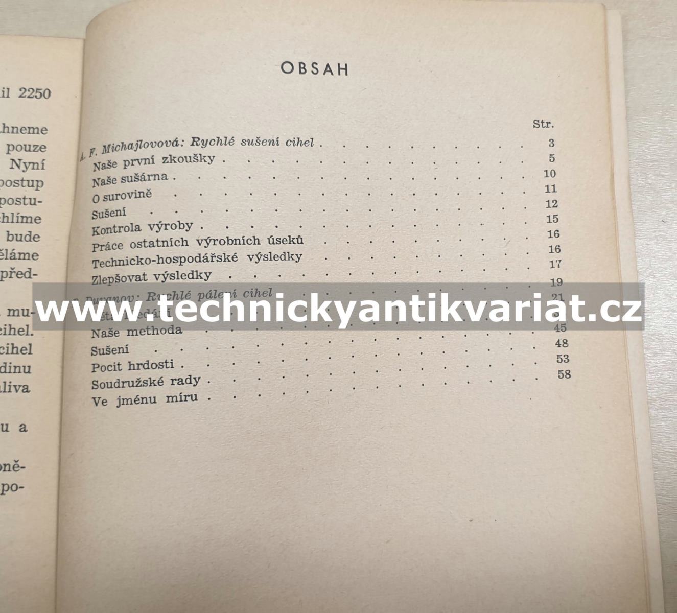 Rychlé sušení a pálení cihel (1952)