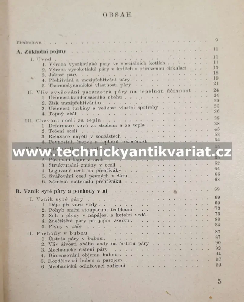 Přehříváky jejich příslušenství a regulace - Richard Doležal (1957)