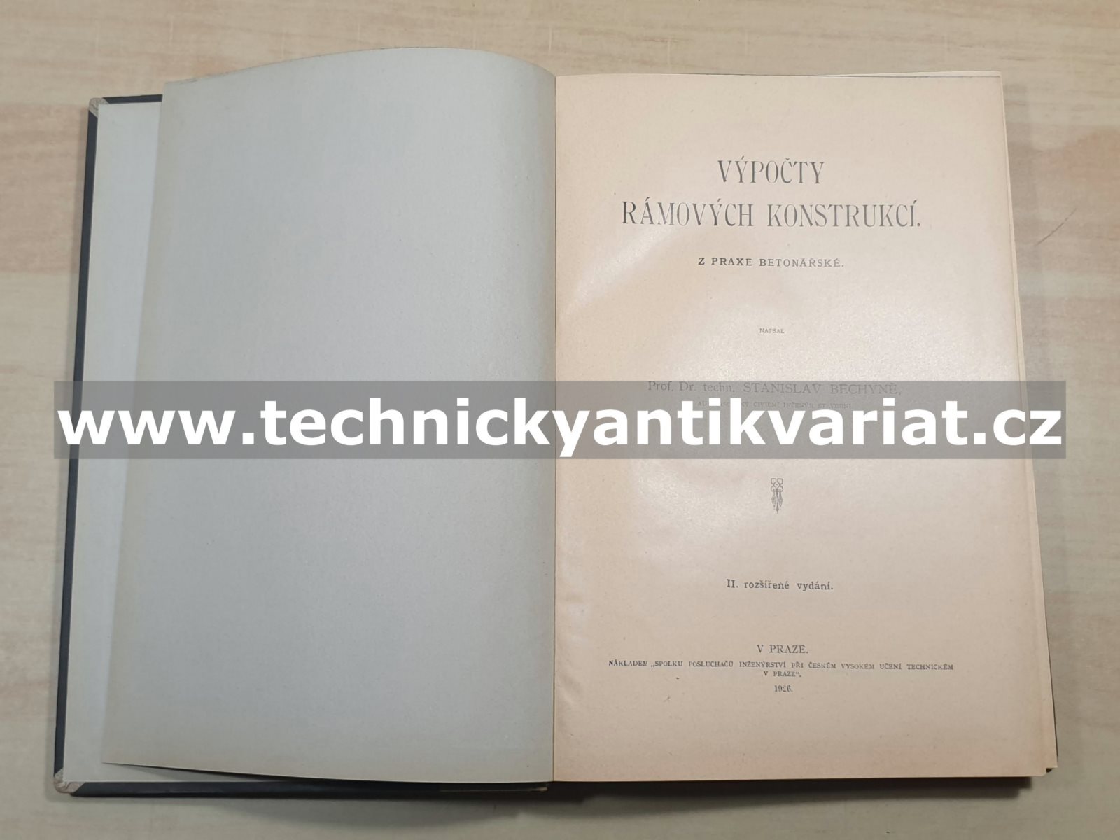 Výpočty rámových konstrukcí - Stanislav Bechyně (1926)