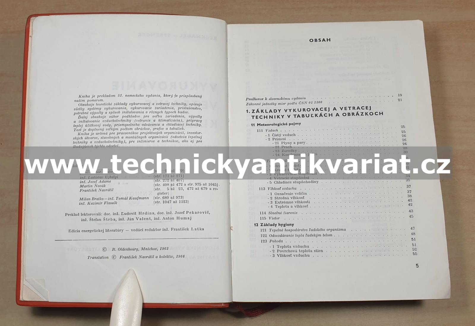 Vykurovanie, avetranie, klimatizácia - Recknagel, Sprenger (1966)