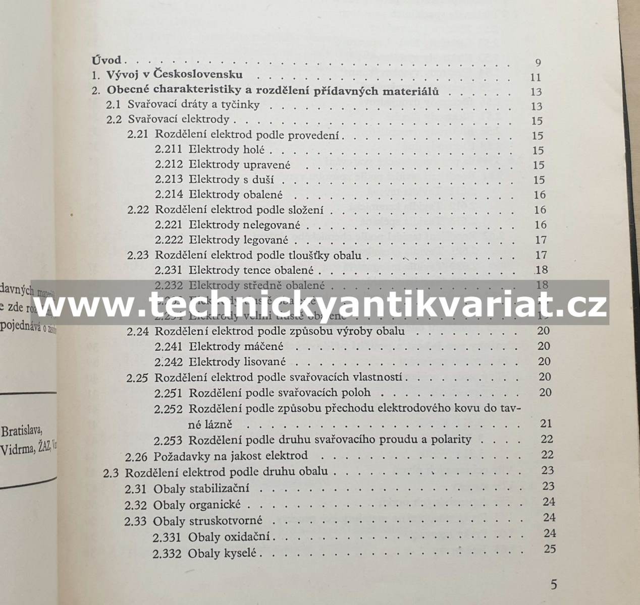 Přídavné materiály pro svařování - Antonín Kleander (1966)