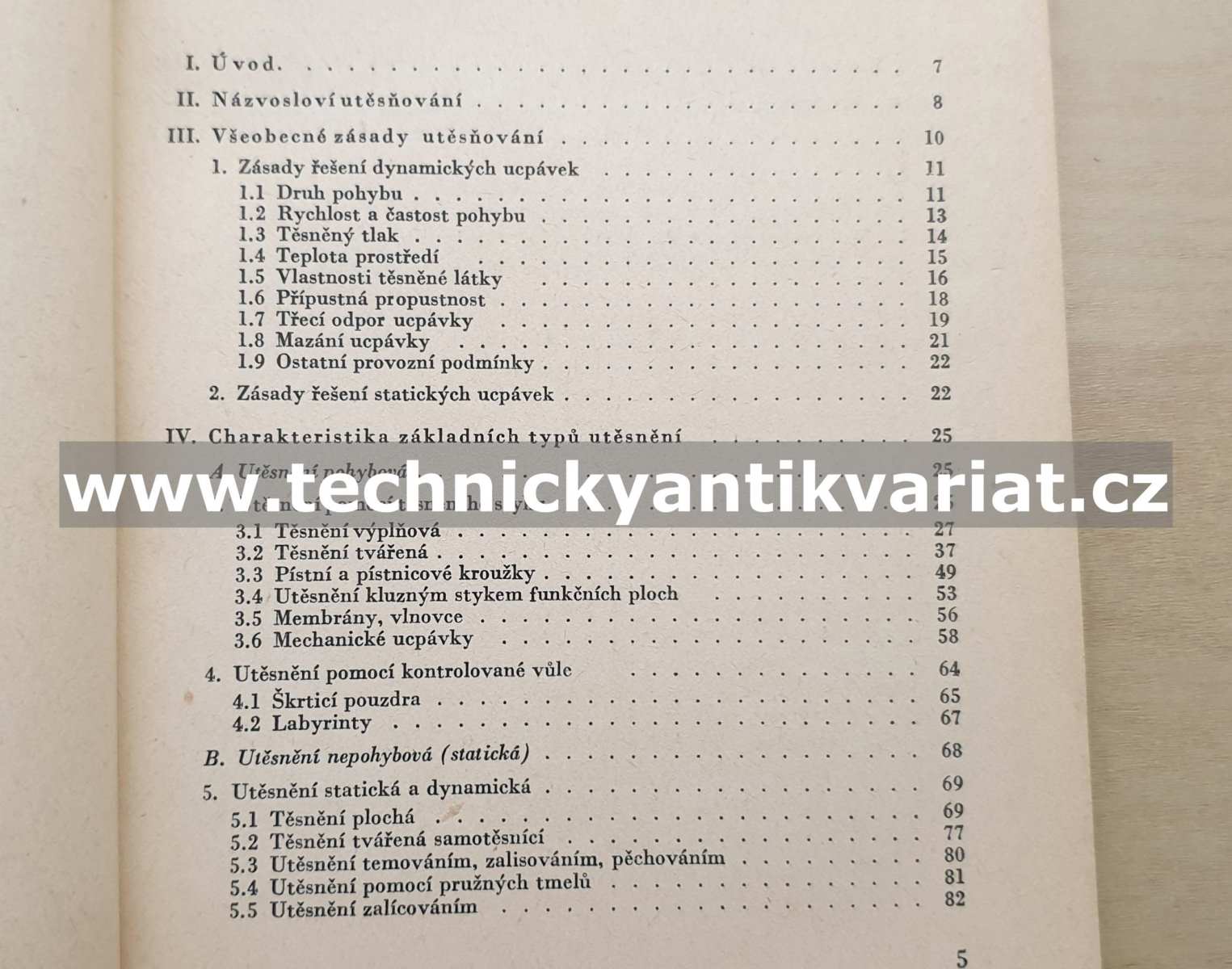 Těsnění ve strojírenství - Kopec, Tučník (1967)