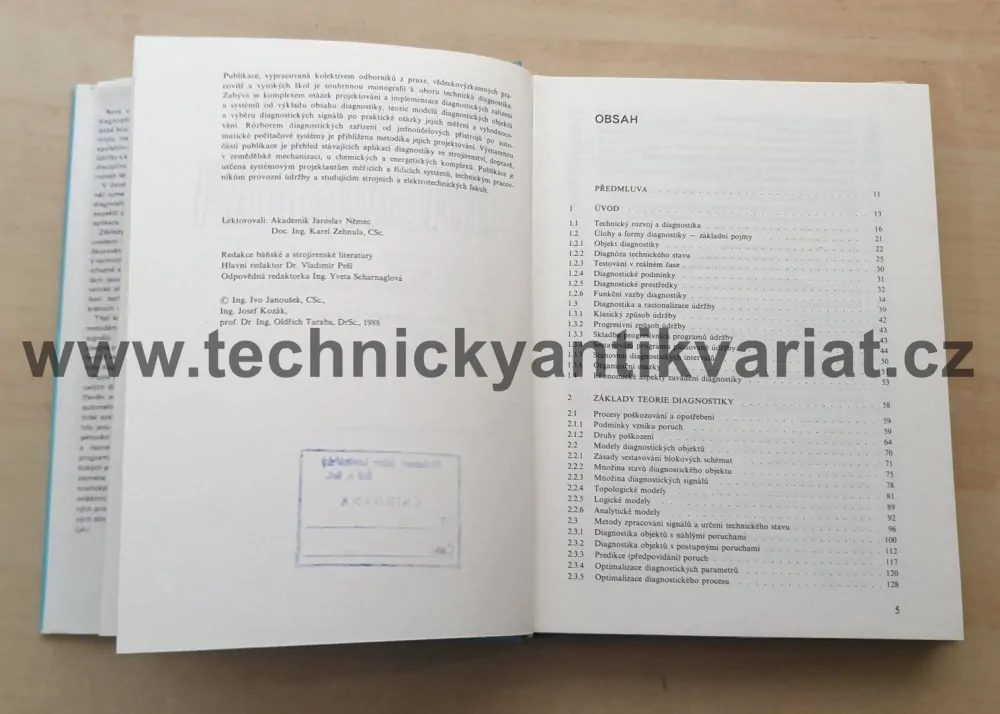Technická diagnostika - Janoušek, Kozák, Taraba (1988)