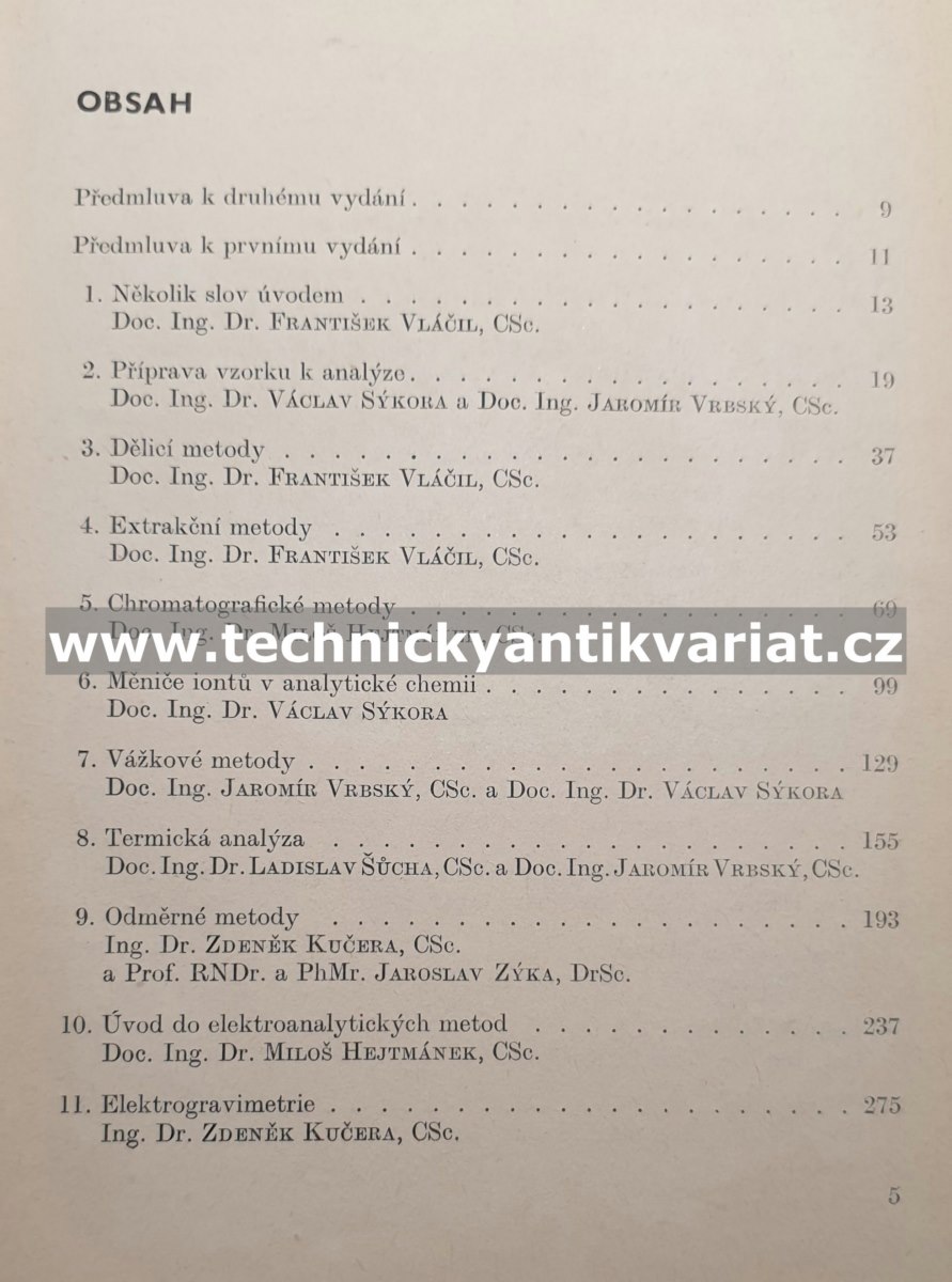 Analytická příručka (1972)