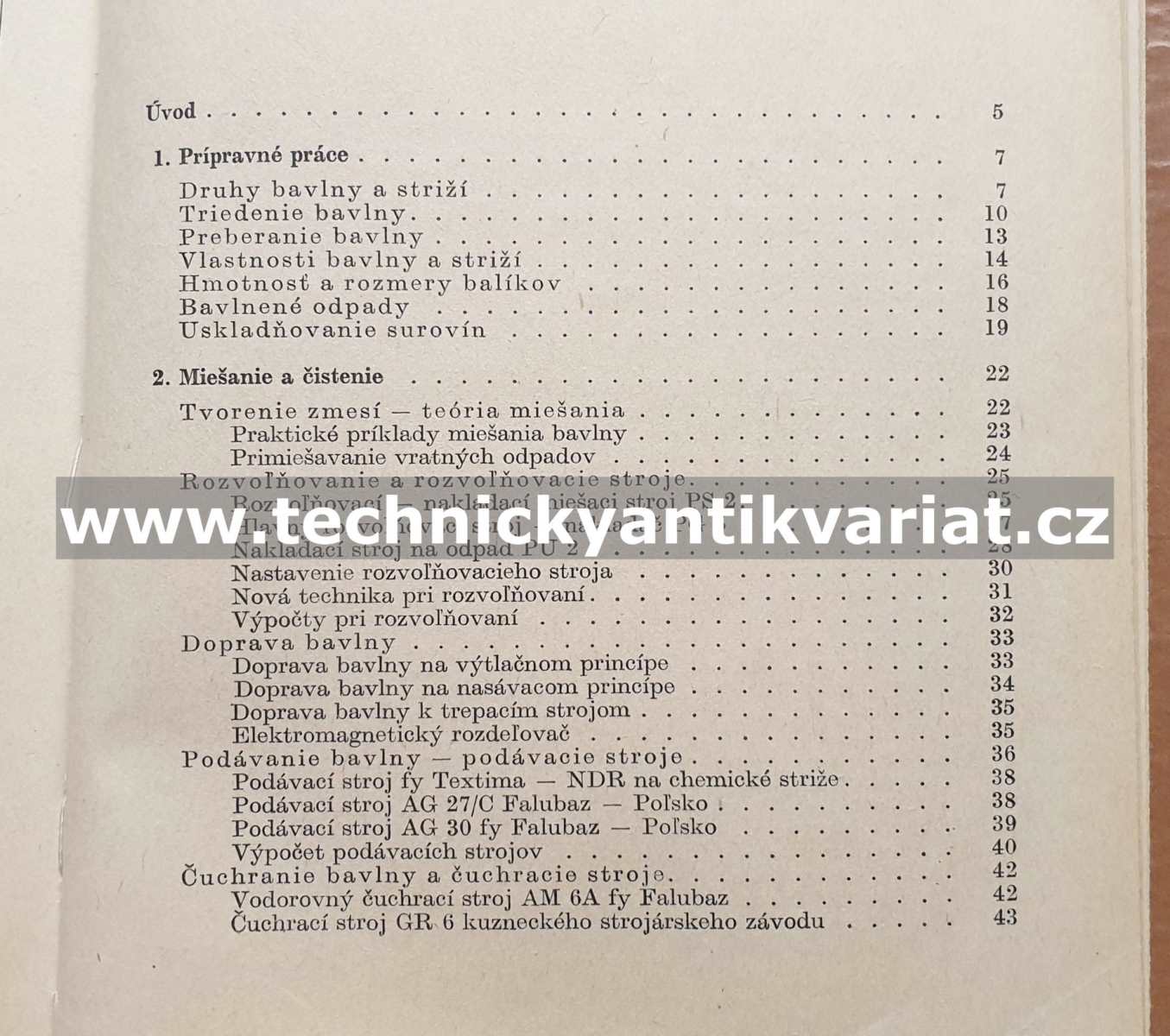 Výroba bavlnených a zmesových priadzi - Pavol Križán (1976)