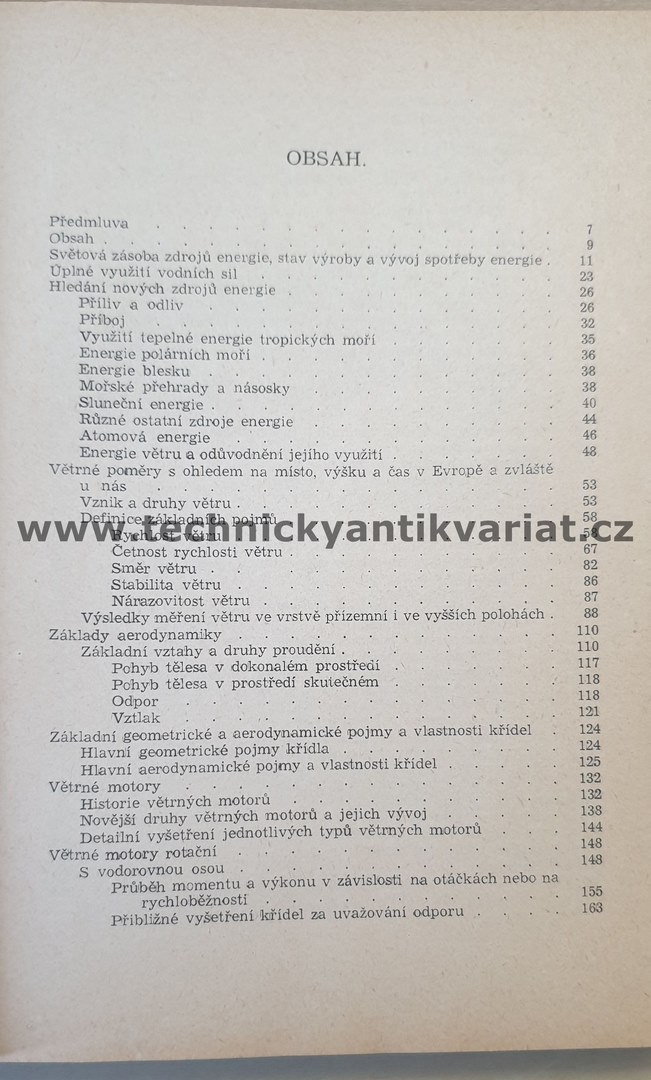 Větrné motory a elektrárny I. František Kašpar (1948)