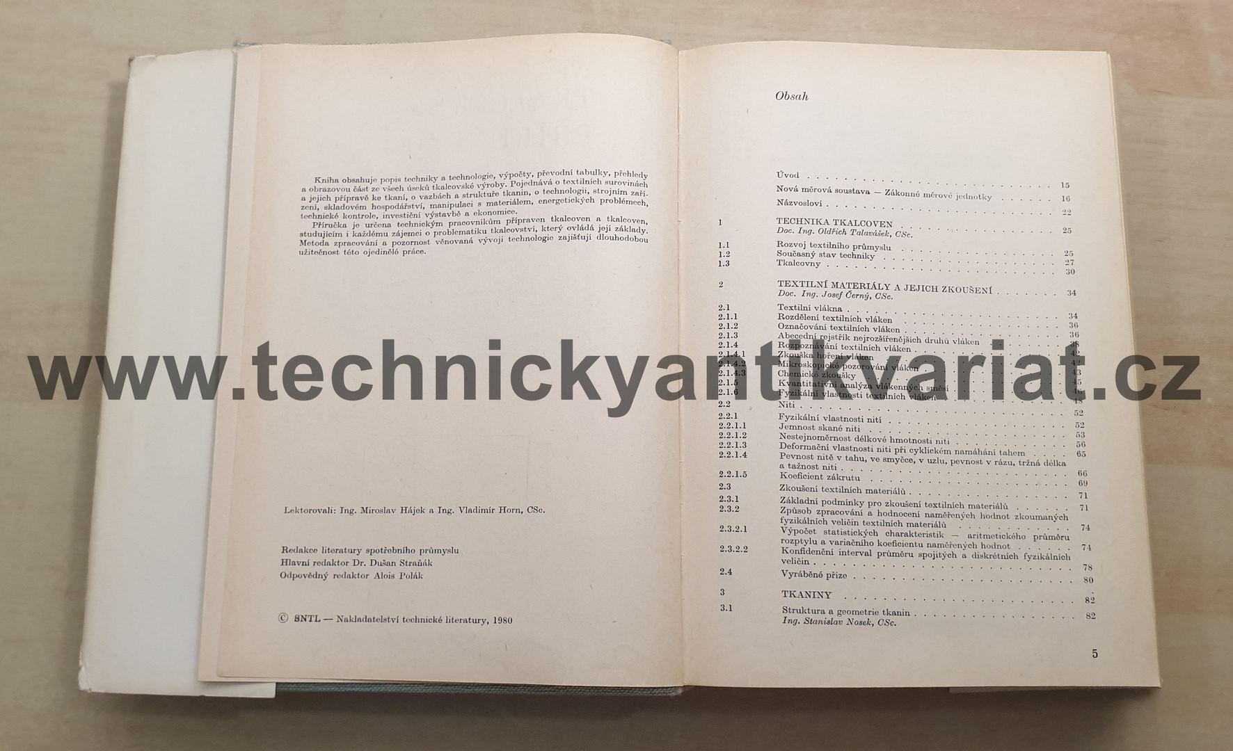 Tkalcovská příručka - Oldřich Talaváška (1980)