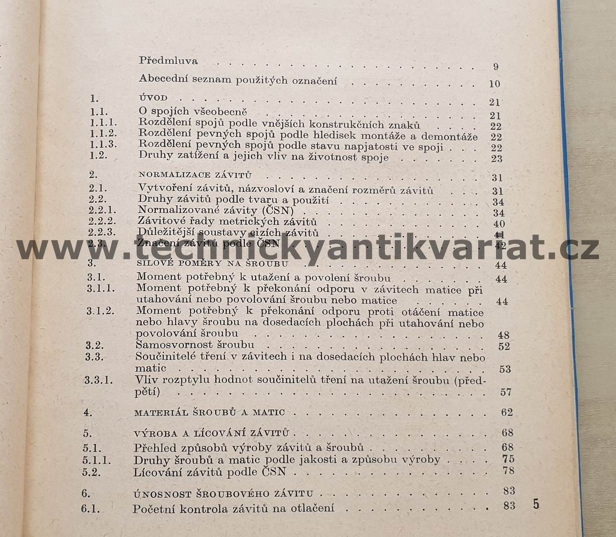 Závitová a šroubová spojení - František Pospíšil (1968)
