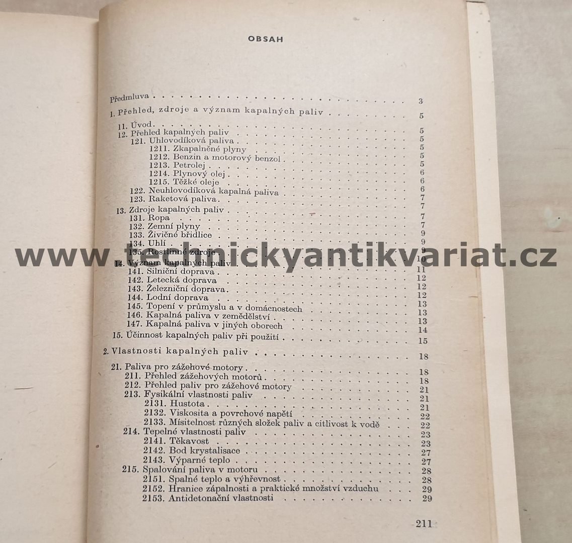 Kapalná paliva - Václav Veselý (1956)