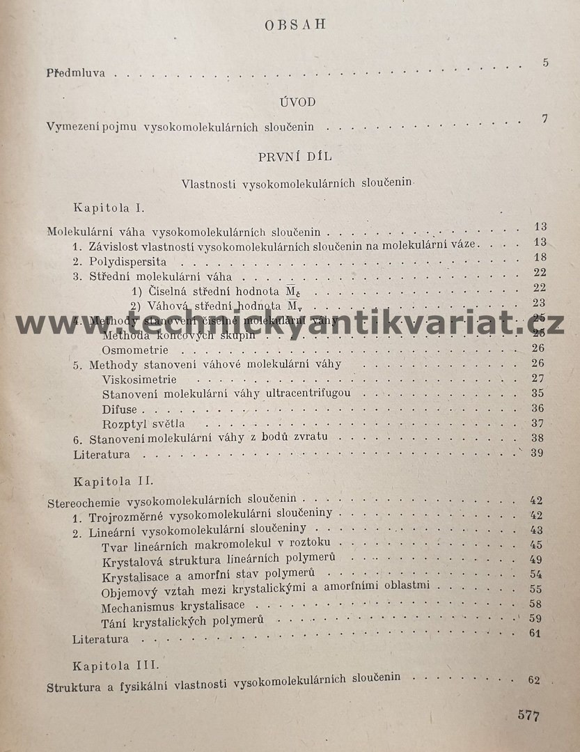 Chemie vysokomolekulárních sloučenin - Koršák (1953)