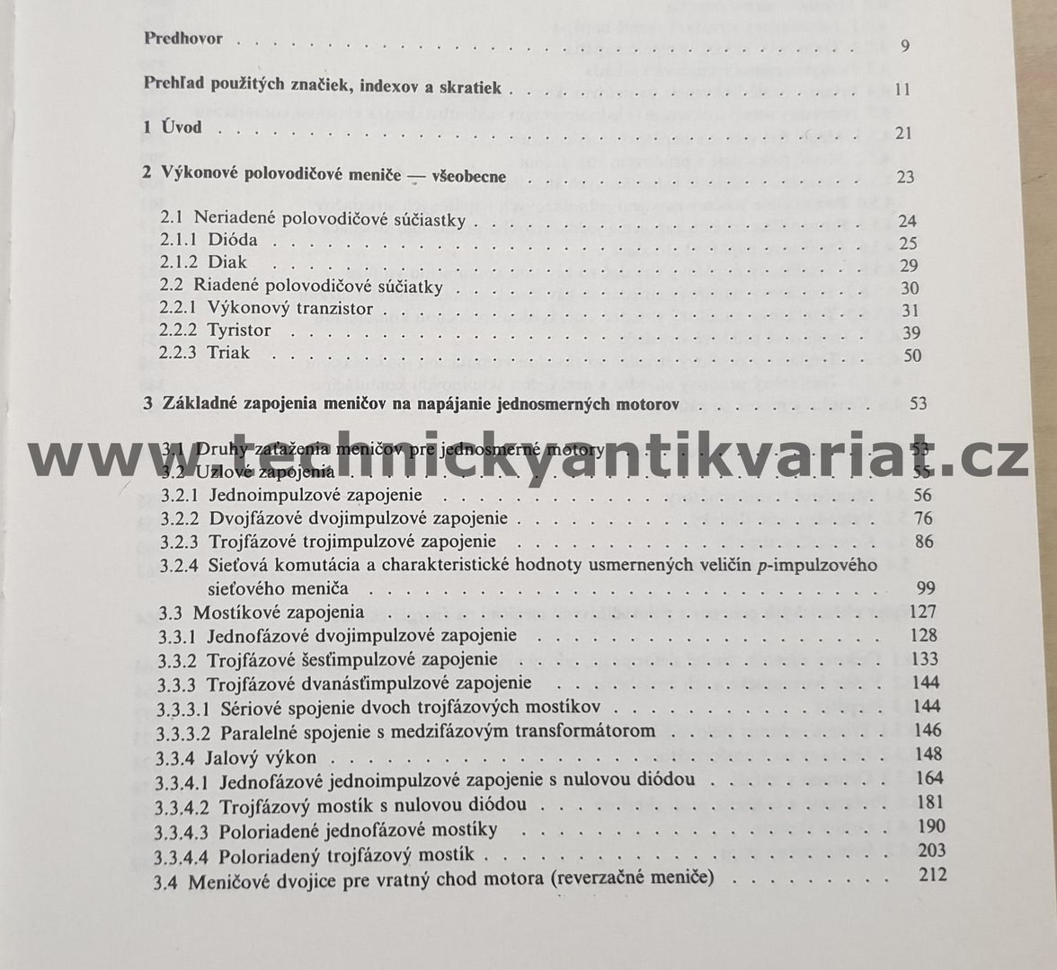 Výkonová elektronika pre elektrické pohony - Juraj Oetter (1988)