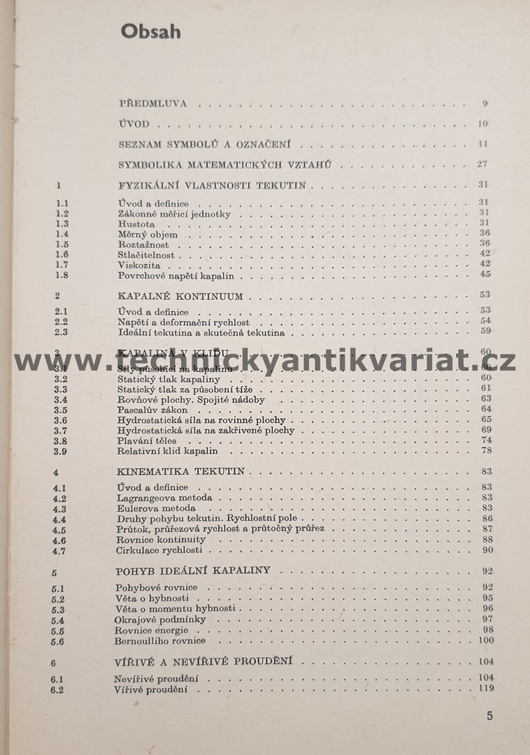 Hydraulika - Kolář, Patočka, Bém (1983)