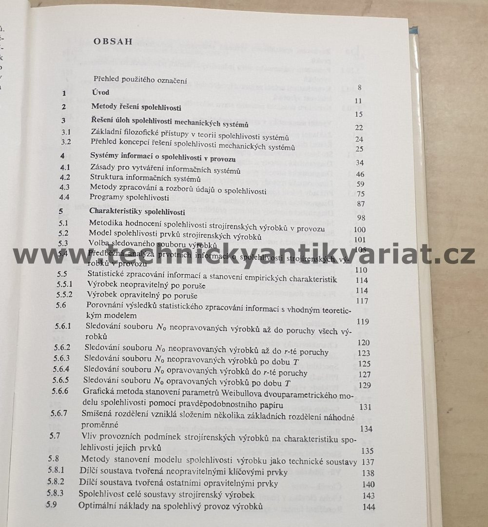 Provozní spolehlivost strojů a agregátů - K. Znamirovský (1981)