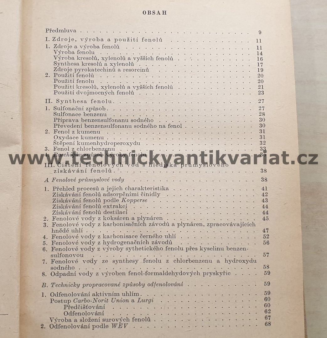 Fenoly a zásady z uhlí - A.Dierichs, R. Kubička (1956)