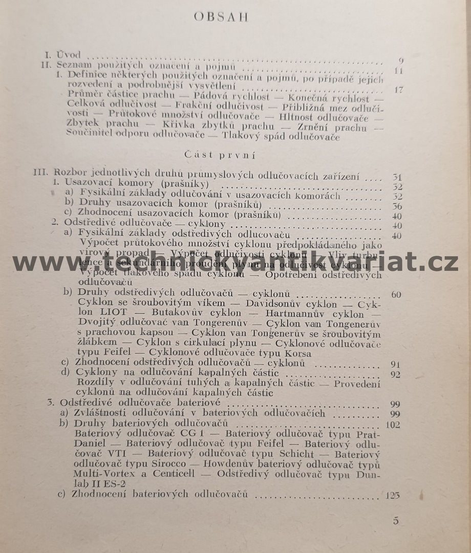 Průmyslová odlučovací zařízení - Otakar Štorch