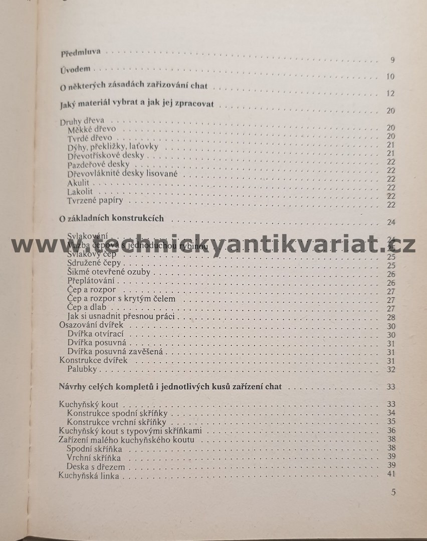 Chatový nábytek - L.Mašek (1988)