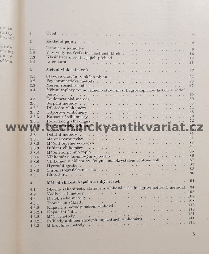 Měření vlhkosti - Fexa, Široký (1983)
