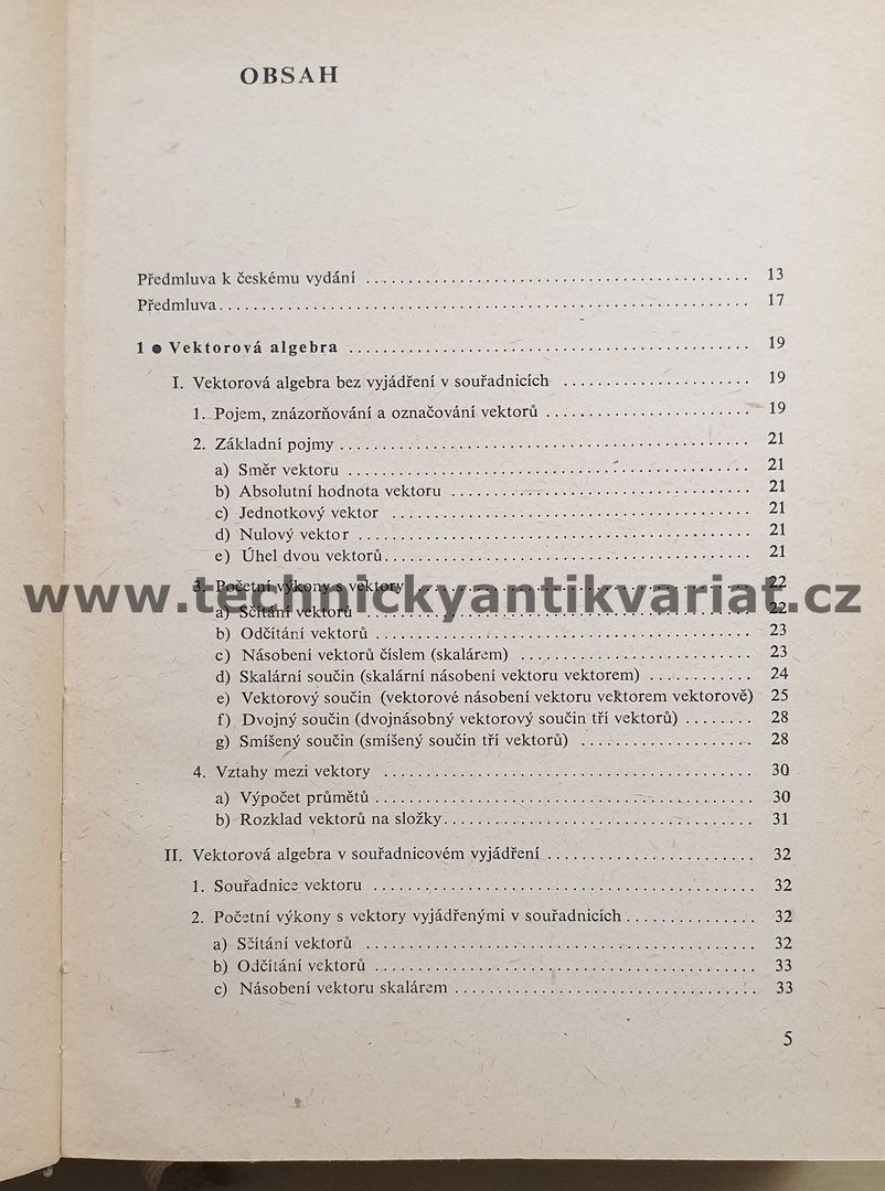 Vektorová a tenzorová analýza - Zs. Pachová, T. Frey (1964)