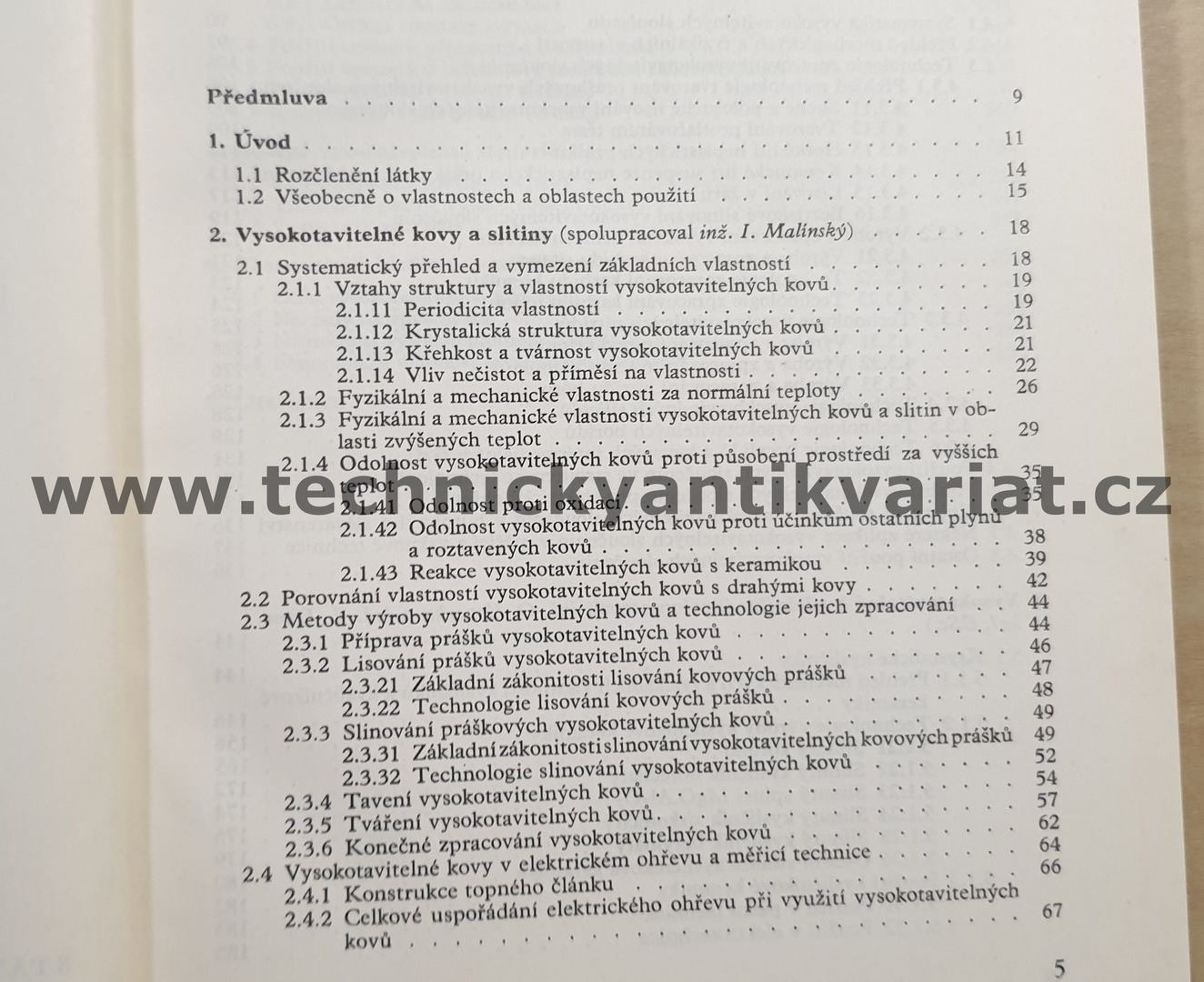 Vysokoteplotní materiály - Bohuslav Čech (1966)