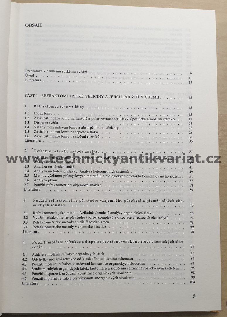 Refraktometrické metody v chemii - B.V. Ioffe (1983)