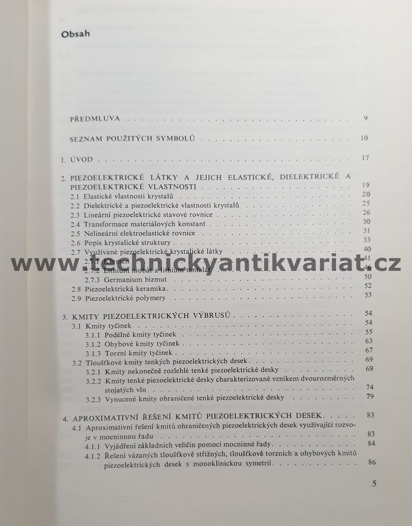 Piezoelektrické rezonátory - Jiří Zelenka (1983)