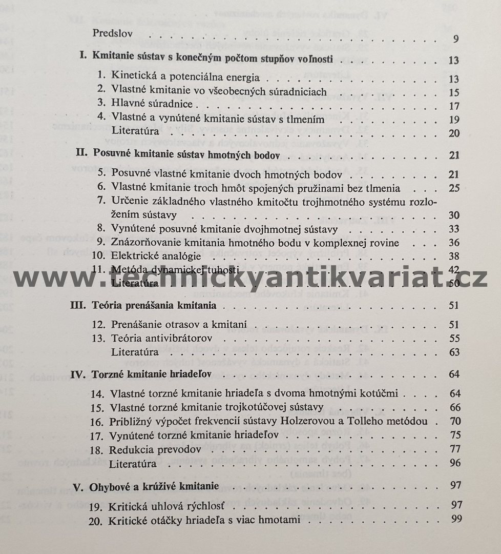 Základy dynamiky strojov - J. Gonda (1969)