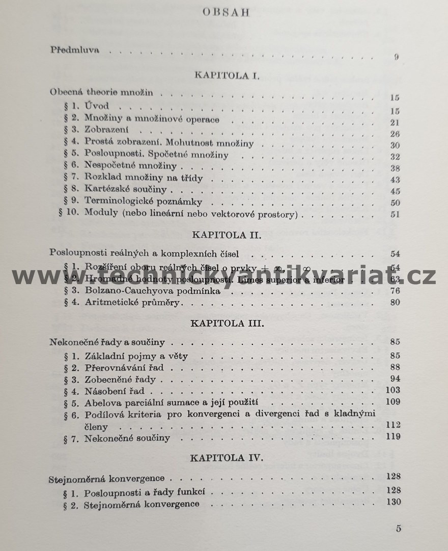 Diferenciální počet II. - Vojtěch Jarník (1976)