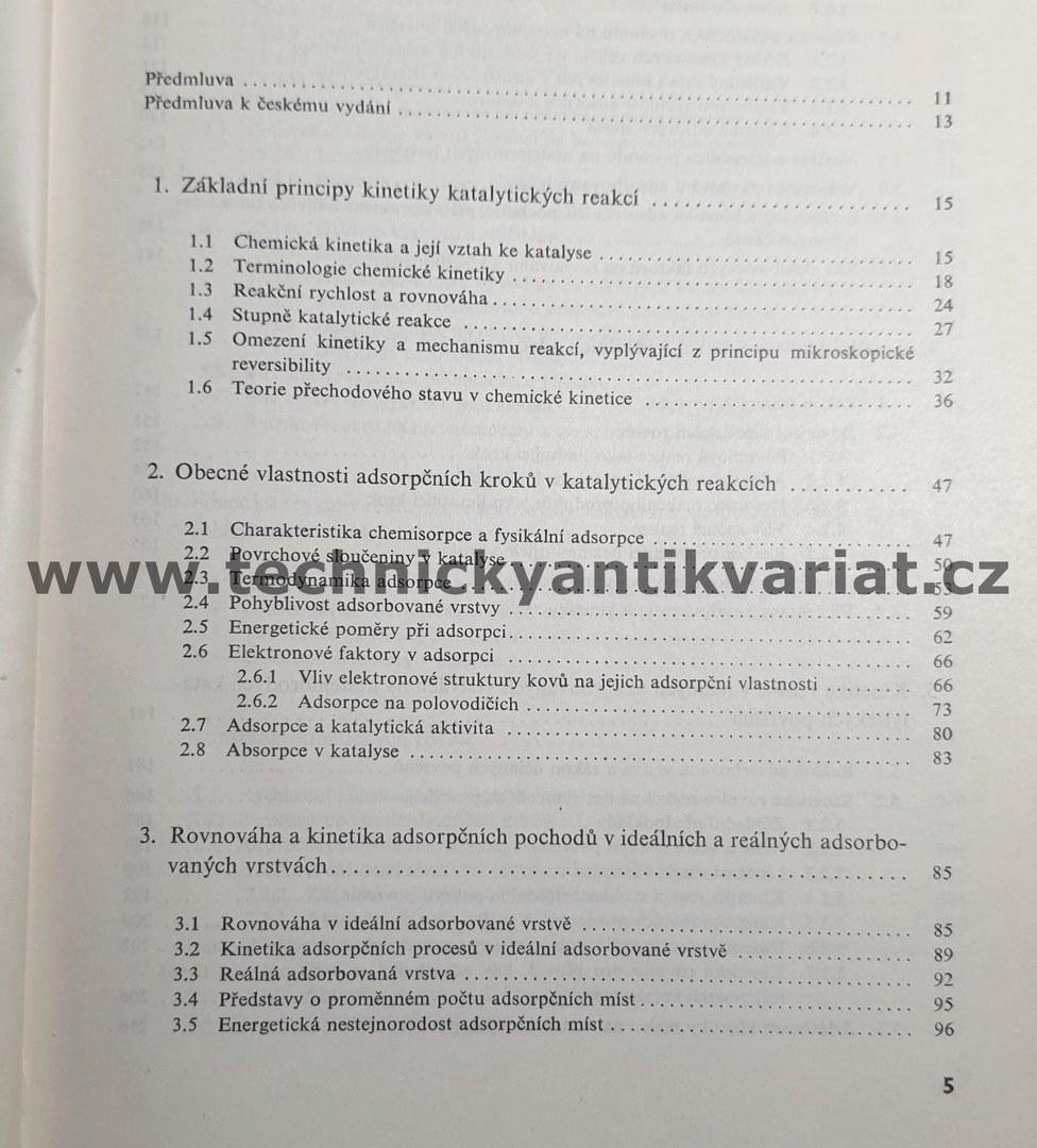 Kinetika heterogenních katalytických reakcí - Beránek, Kraus, Muller, Setínek, Schneider (1969)