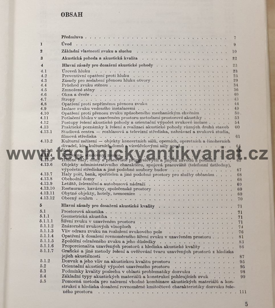 Akustická kvalita a pohoda ve výstavbě - Jan Novák (1981)