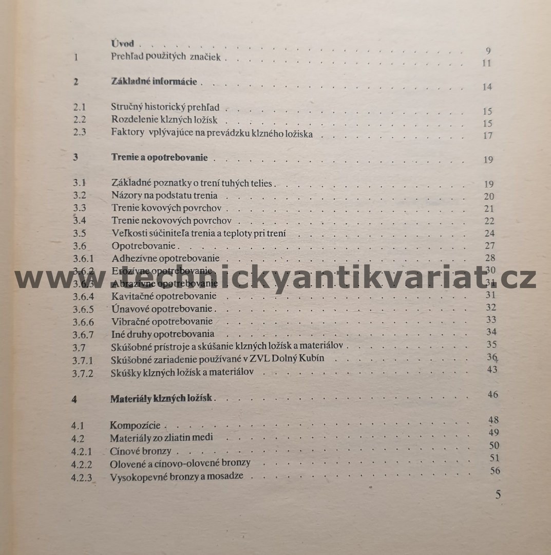 Klzné ložiska - Priester, Adamus, Olexa, Teren (1980)