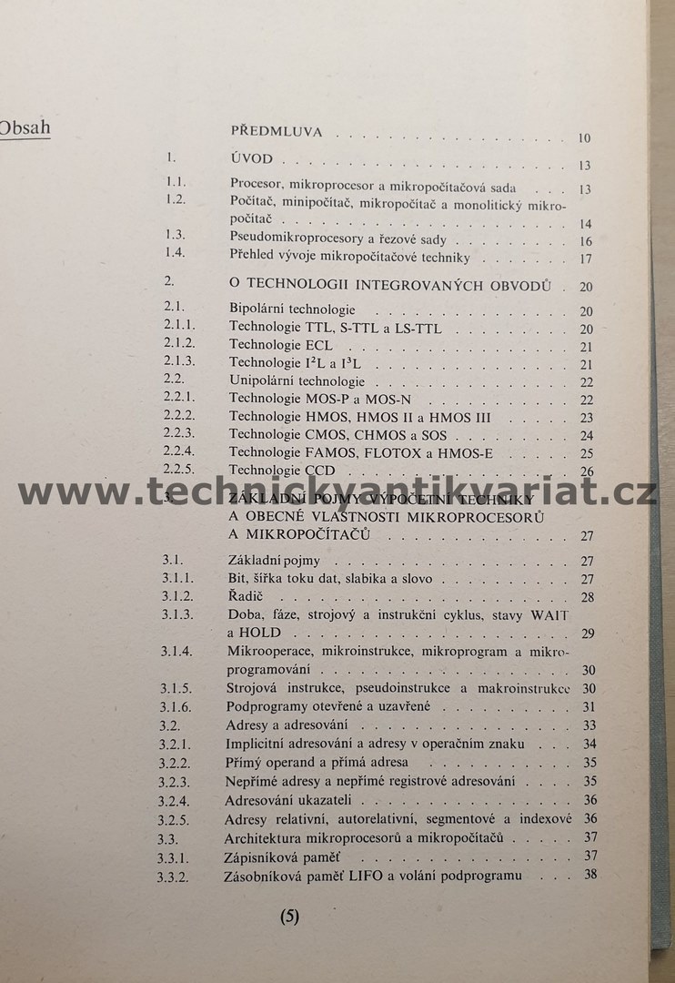 Monolitické mikroprocesory a mikropočítače - Pavel Valášek (1989)