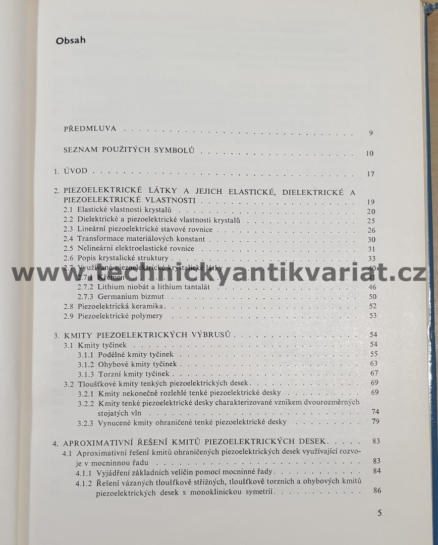 Piezoelektrické rezonátory - Jiří Zelenka (1983)