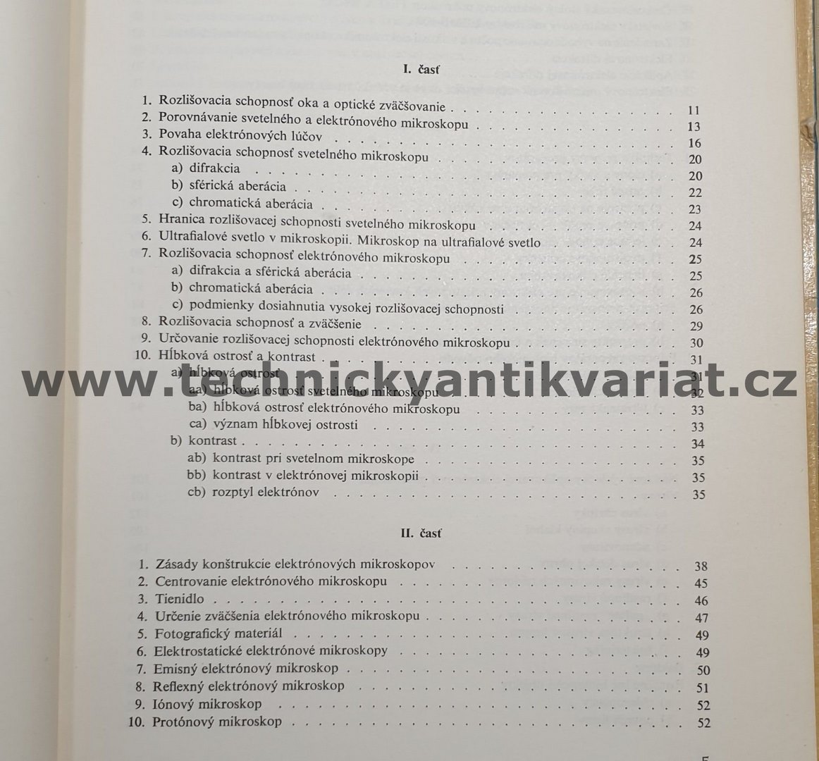 Elektronový mikroskop - Vojtěch Bystrický (1962)