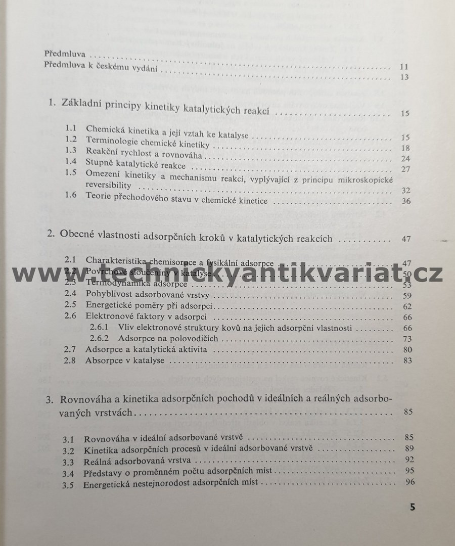 Kinetika heterogenních katalytických reakcí - Beránek, Kraus, Muller, Setínek, Schneider (1969)
