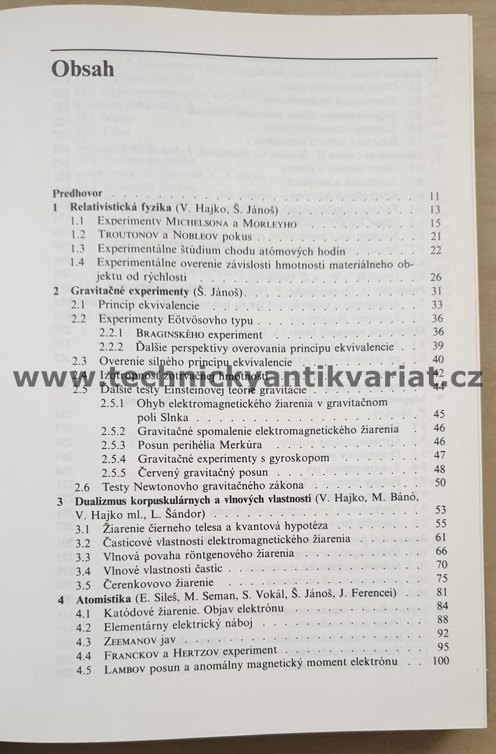 Fyzika v experimentoch - Vladimír Hajko (1988)