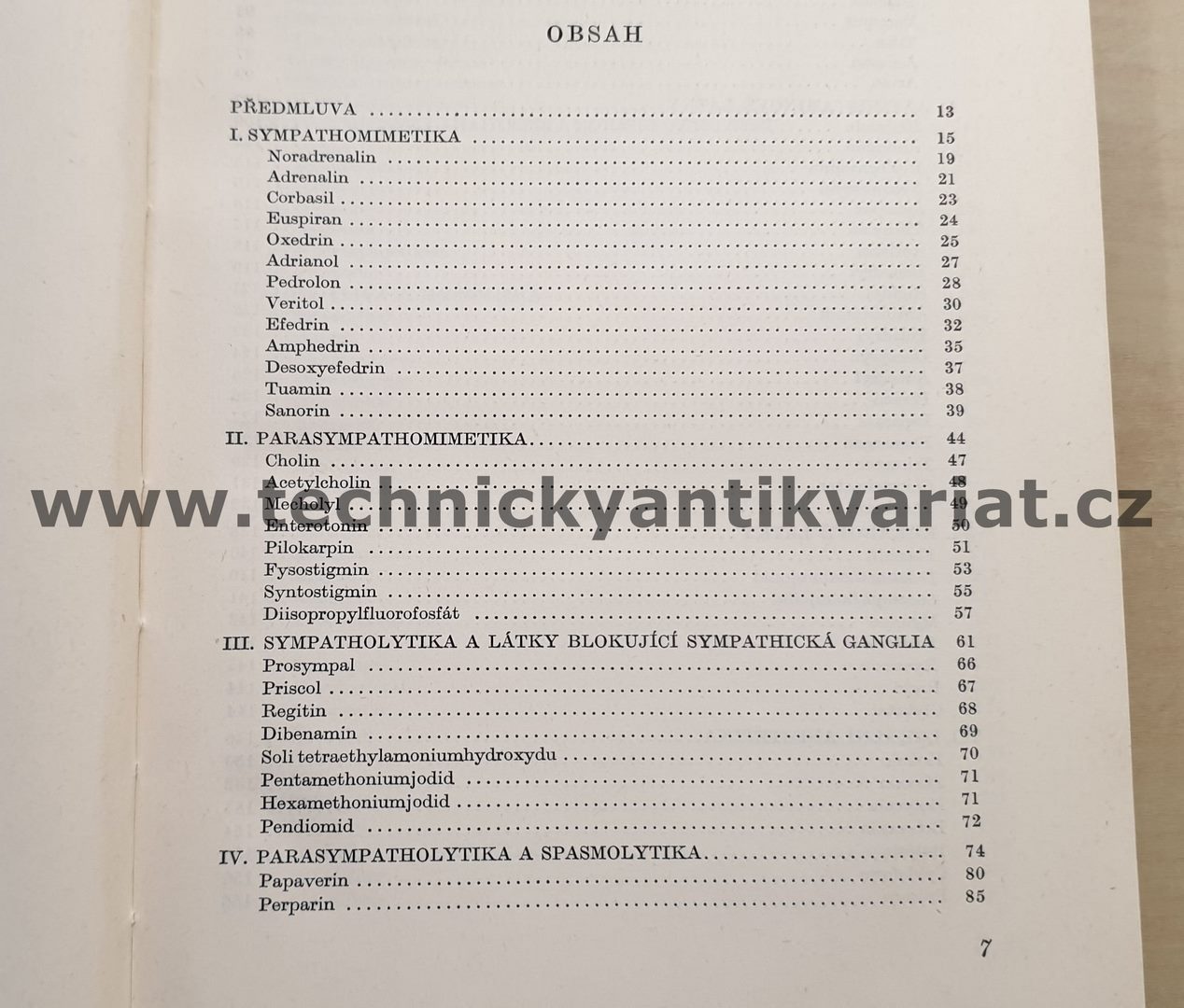 Synthetická léčiva - Buděšinský, Protiva (1954)