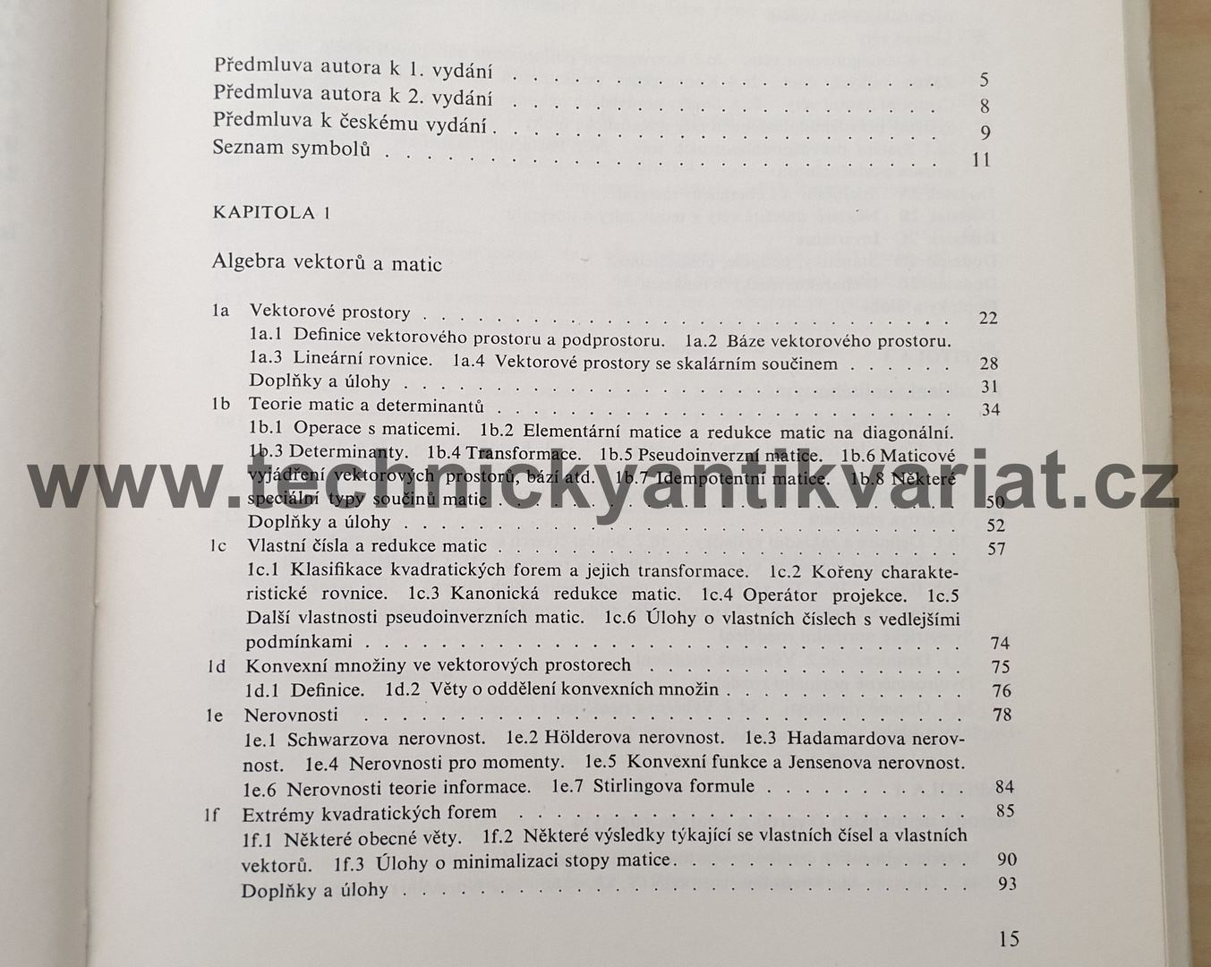 Lineární metody statistické indukce a jejich aplikace - Radhakrishna C. Rao (1978)