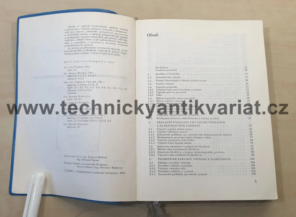 Větrání a klimatizace - Chyský, Oppl (1971)