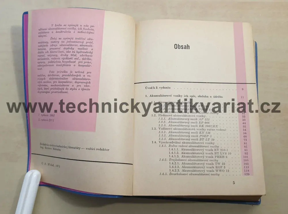 Akumulátorové vozíky - Alexander Michal (1973)