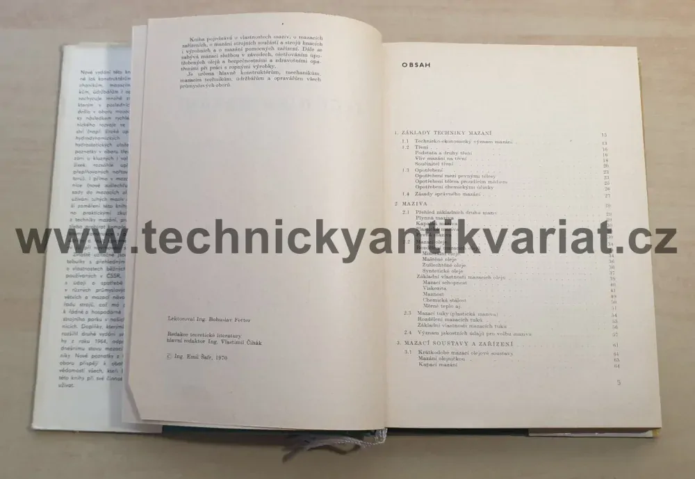 Technika mazaní - E. Šafr (1970)